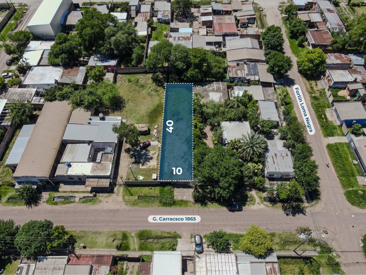Terreno 10x40 con Cerramiento Listo Para Construir Vivienda Familiar