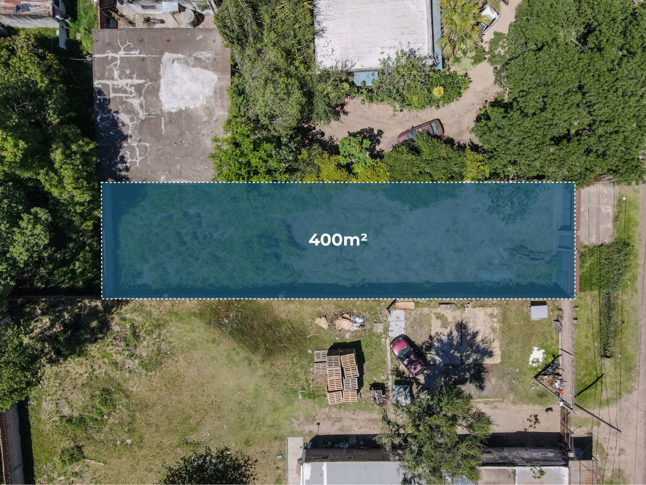 Terreno 10x40 con Cerramiento Listo Para Construir Vivienda Familiar