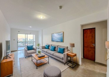 Departamento 2 Dorm + Cochera en Macrocentro | Piso 10 con Vista Abierta